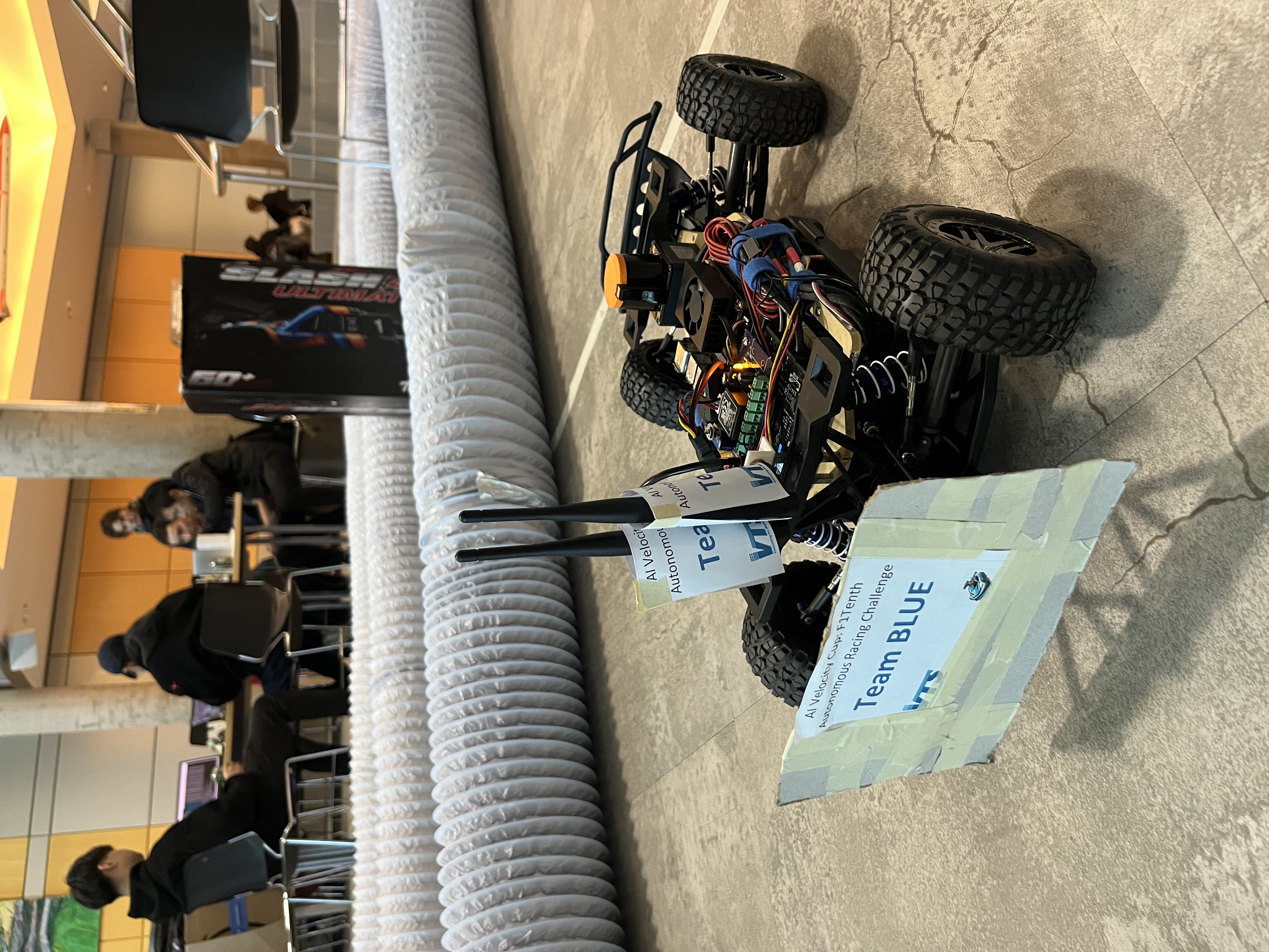 1/10 scale self-driving race car