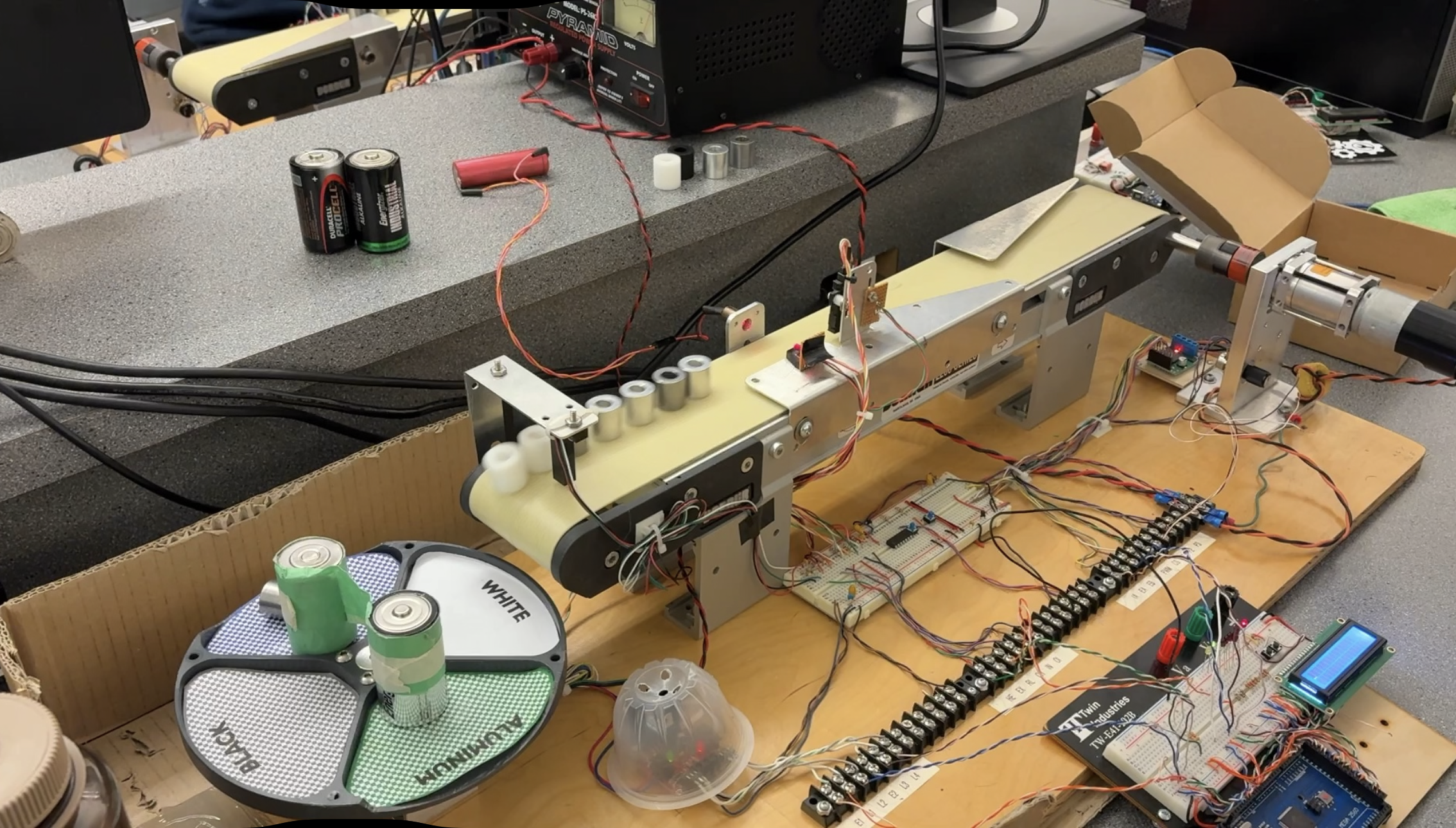 Part sorting automated system